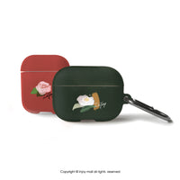 AirPods / AirPods Pro 山茶花開時 保護套 TPU收納盒 附掛勾