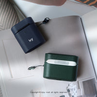 AirPods Pro 記得美好客製文字 經典真皮 防摔 帶手繩保護套