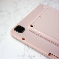 iPad case 12.9/Air5/iPad 9/mini7 法式浪漫 附筆槽平板保護套