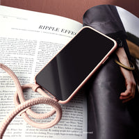 iPhone 17/16/15/14/13/12/SE3 浪漫風豹相機 二合一防摔背繩手機殼