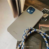 iPhone 17/16/15/14/13/12/SE3 可拆式 Urban Colourful 太空灰 背繩防摔手機殼