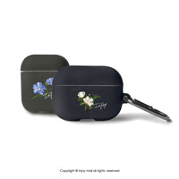 AirPods / AirPods Pro 柔白香氛花朵 保護套 TPU收納盒 附掛勾