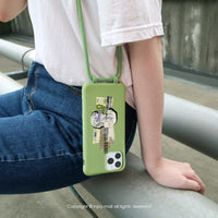 iPhone 13/13pro/12/11/SE3 讚許的力量 二合一防摔背繩手機殼