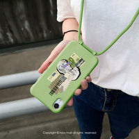 iPhone 13/13pro/12/11/SE3 讚許的力量 二合一防摔背繩手機殼