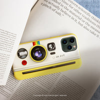 iPhone 13/13pro/12/11/SE3童趣拍立得 二合一防摔背繩手機殼