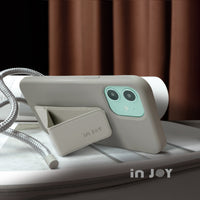 iPhone 17/16/15/14/13/12/SE3 可拆式 Urban Basic 冰河灰 背繩防摔手機殼