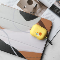 AirPods / AirPods Pro 溫柔金盞花 保護套 TPU收納盒 附掛勾