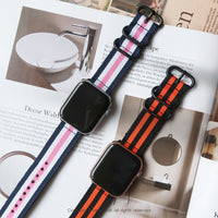 Apple Watch series 1 2 3 4 5 6 7舒適中性尼龍錶帶