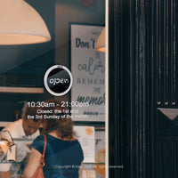 標示牌 指示吊牌 櫥窗裝飾 Open Close 咖啡廳酒吧餐廳理髮廳青旅