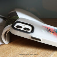 iPhone 17/15 手機殼∣頑皮花貓 磨砂 MagSafe 磁吸防摔手機殼