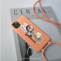 iPhone 13/13pro/12/11/SE3 維納斯的誕生 二合一防摔背繩手機殼