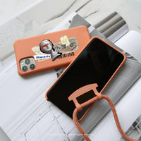 iPhone 13/13pro/12/11/SE3 維納斯的誕生 二合一防摔背繩手機殼