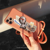 iPhone 13/13pro/12/11/SE3 維納斯的誕生 二合一防摔背繩手機殼