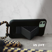 iPhone 17/16/15/14/13/12/SE3 可拆式 Urban Colourful 神秘黑 背繩防摔手機殼