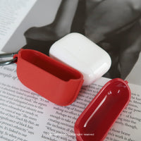 AirPods / AirPods Pro 初戀粉玫瑰 保護套 TPU收納盒 附掛勾