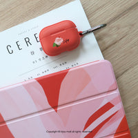 AirPods / AirPods Pro 初戀粉玫瑰 保護套 TPU收納盒 附掛勾