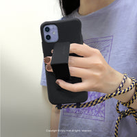 iPhone 17/16/15/14/13/12/SE3 可拆式 Urban Colourful 神秘黑 背繩防摔手機殼