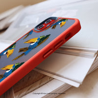 iPhone 16/15/14/13/12/SE3 探險大嘴鳥 磨砂手感 防摔手機殼