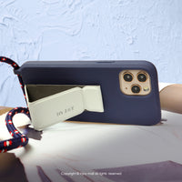 iPhone 11/11max/SE2/12/12mini 簡約Simplicity掛繩 海軍藍 防摔手機殼