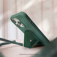 iPhone 16/15/14/13/12/SE3 可拆式 Urban Basic 夜幕綠 背繩防摔手機殼