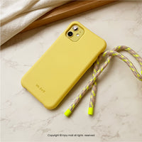 iPhone 14/13/13 Pro/12/11/SE3 可拆式 Urban Colourful 陽光黃 背繩防摔手機殼