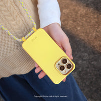 iPhone 14/13/13 Pro/12/11/SE3 可拆式 Urban Colourful 陽光黃 背繩防摔手機殼