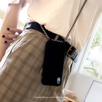 iPhone 11/11max/SE2/12/12mini 簡約Simplicity掛繩 經典黑 防摔手機殼