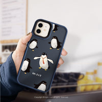 iPhone 17/16 手機殼∣搖擺企鵝 磨砂 MagSafe 磁吸防摔手機殼