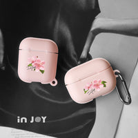 AirPods / AirPods Pro 浪漫櫻花氣息 保護套 TPU收納盒 附掛勾