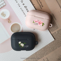 AirPods / AirPods Pro 浪漫櫻花氣息 保護套 TPU收納盒 附掛勾