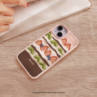 iPhone 17/15 手機殼∣日安草莓蛋糕 MagSafe 磁吸手機殼