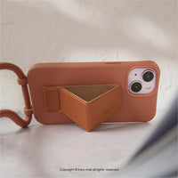 iPhone 14/13/12/11/SE3 可拆式 Urban Basic 摩卡棕 背繩防摔手機殼