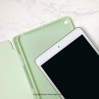 iPad case 12.9/Air5/iPad 9/mini 7 深情百合花 附筆槽平板保護套