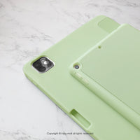 iPad case 12.9/Air5/iPad 9/mini 7 深情百合花 附筆槽平板保護套