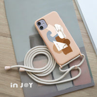 iPhone 17/16/15/14/13/12/SE3 沉醉普羅旺斯 背繩背帶手機殼