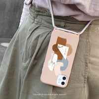 iPhone 17/16/15/14/13/12/SE3 沉醉普羅旺斯 背繩背帶手機殼