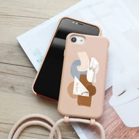 iPhone 17/16/15/14/13/12/SE3 沉醉普羅旺斯 背繩背帶手機殼