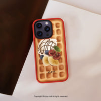 iPhone 17/15 手機殼∣午茶香草鬆餅 MagSafe 磁吸手機殼