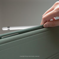 iPad case 12.9/Air5/iPad 9/mini 7波波迷你豬 附筆槽平板保護套