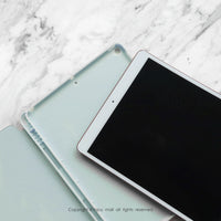 iPad 12.9/Air5/iPad 9/mini 7 黑皮黃金獵犬 附筆槽平板保護套