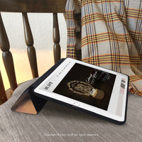 iPad case 12.9/Air5/iPad 9/mini 7 昨日的記憶 皮革平板保護套