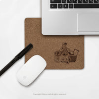 平凡卻不簡單的美味記憶 軟木 滑鼠 滑鼠墊