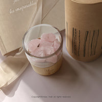 客製化禮物 訂製英文名 香氛 水晶擴香石 淺色款