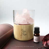 客製化禮物 訂製英文名 香氛 水晶擴香石 淺色款