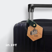 旅行的意義木質行李吊牌