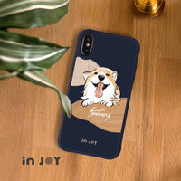 iPhone 17/15 手機殼∣微笑柯基 磨砂 MagSafe 磁吸防摔手機殼