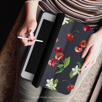 iPad 12.9/Air5/iPad 9/mini7系列 香甜櫻桃 皮革平板保護套