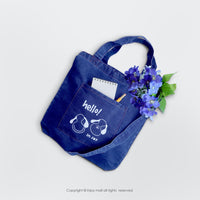 樂活俏皮狗 單寧手提肩背二用包 / 收納包