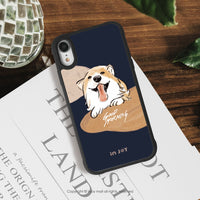 iPhone 17/15 手機殼∣微笑柯基 磨砂 MagSafe 磁吸防摔手機殼