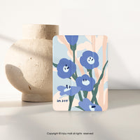 iPad 12.9/Air5/iPad 9/mini 7 夢幻粉蝶花 附筆槽平板保護套